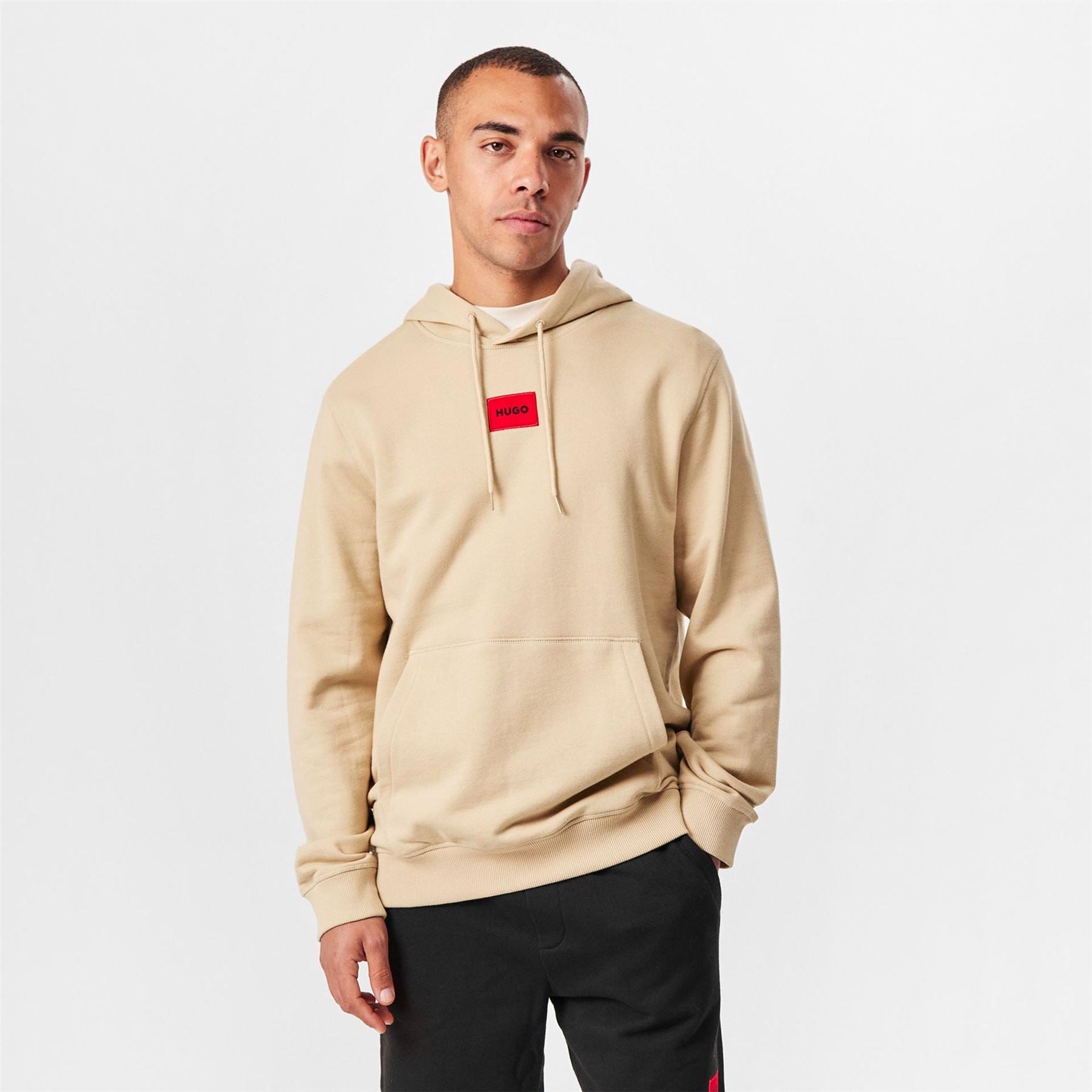Hugo HUGO Daratschi Drawstring Hoodie   Contemporary Streetwear Design