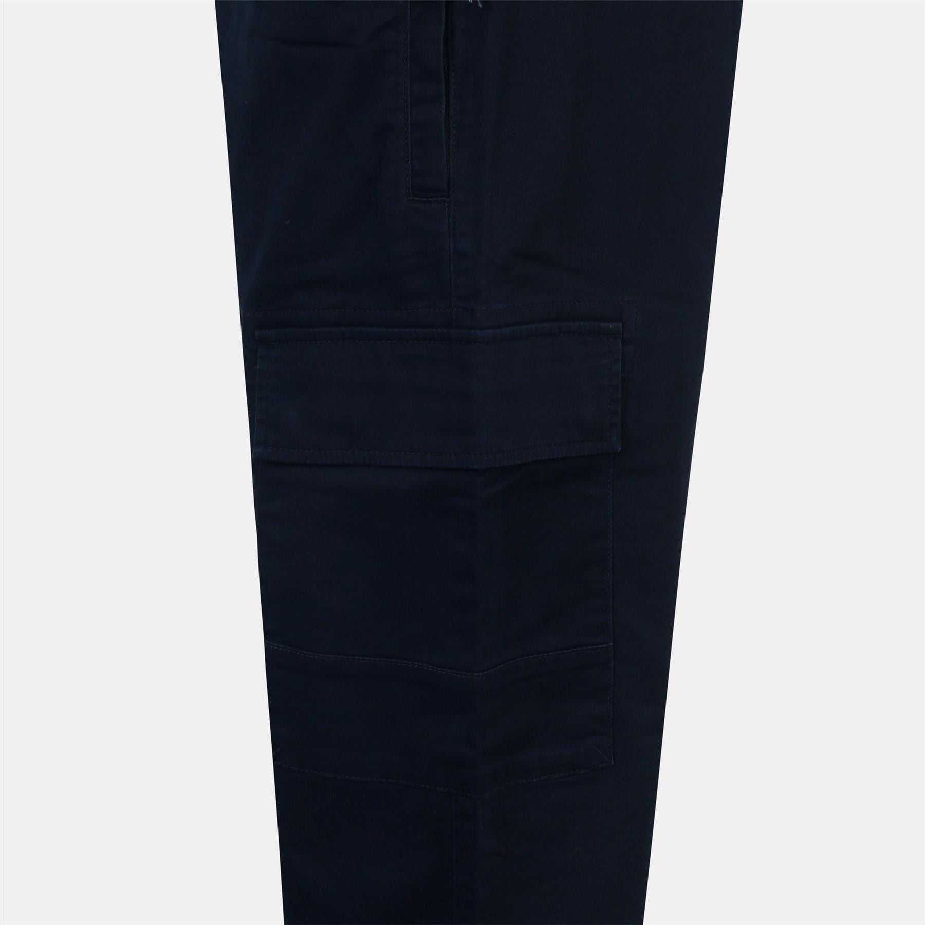 Jack Wills Solid Patterned Elastic Cuff Cargo Combat Pants