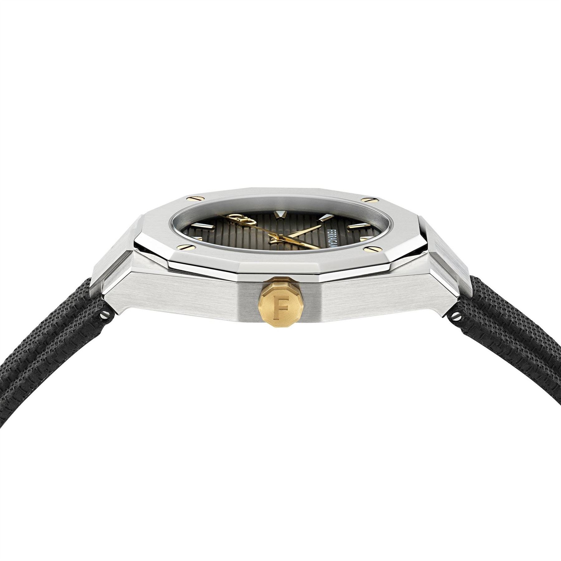 Salvatore Ferragamo F 80 Tonneau Analogue Quartz Watch