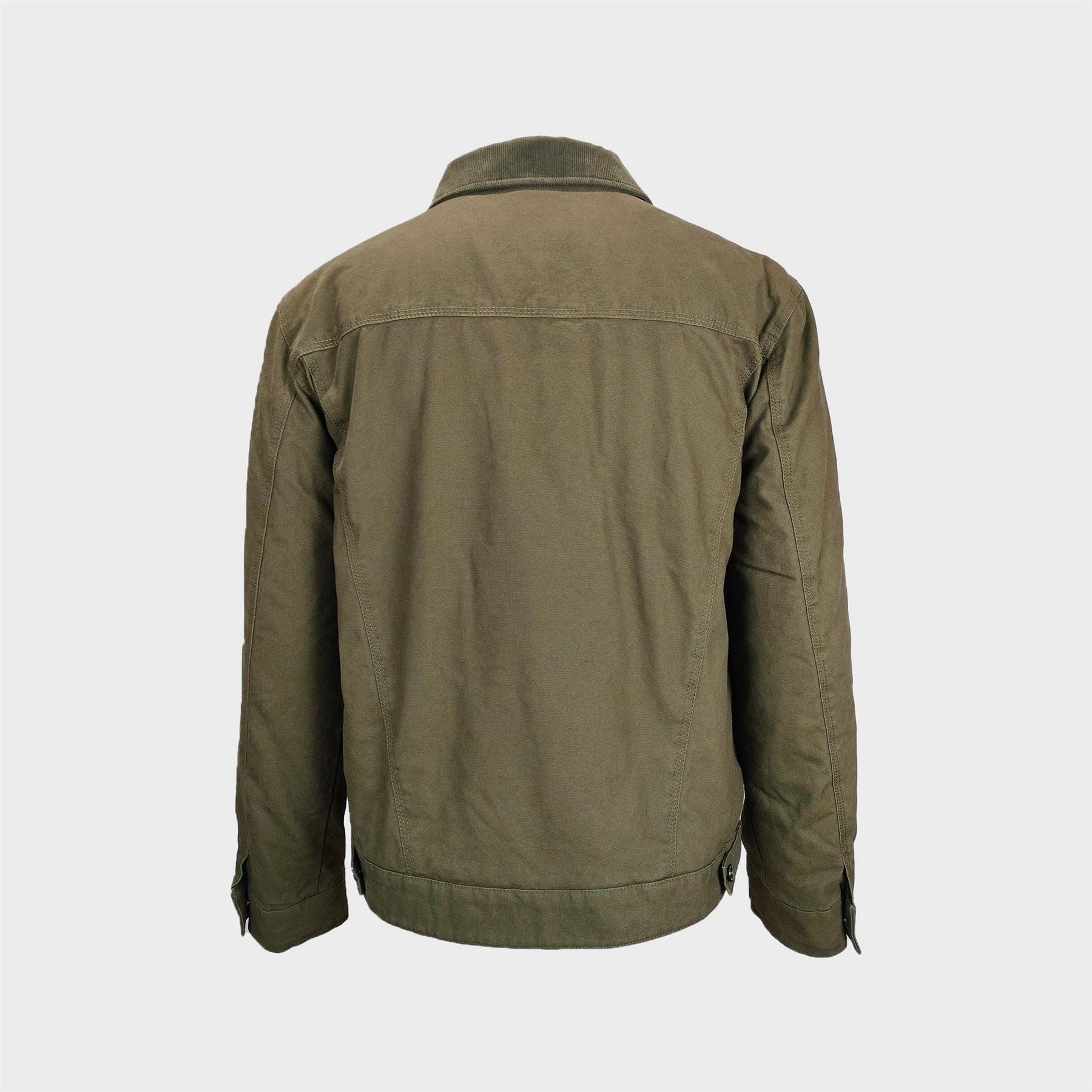 Jack Wills Stone Canvas Wind Resistant Cotton Long Sleeve Varsity Jacket