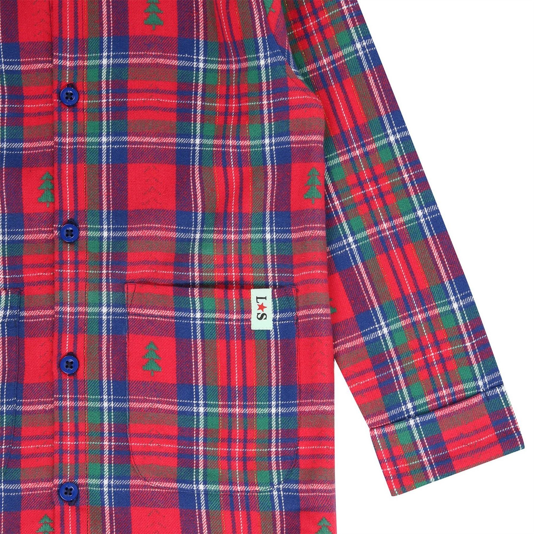 Lilly and Sid Check Short Sleeve Patterned Shirt