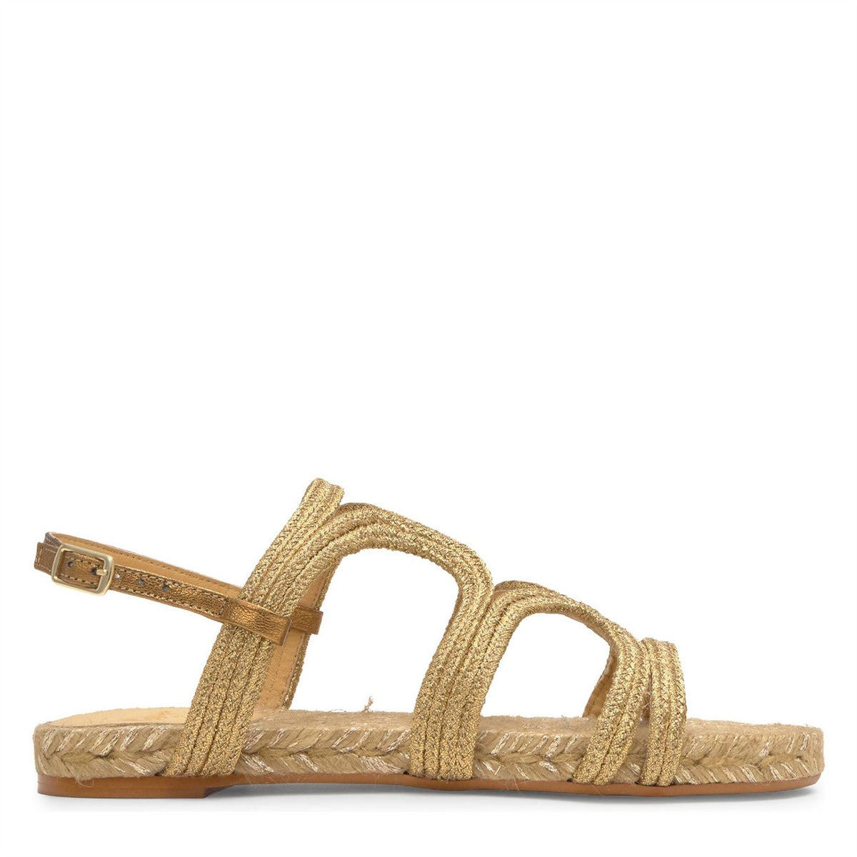Castaner Flat Raffia Sandal