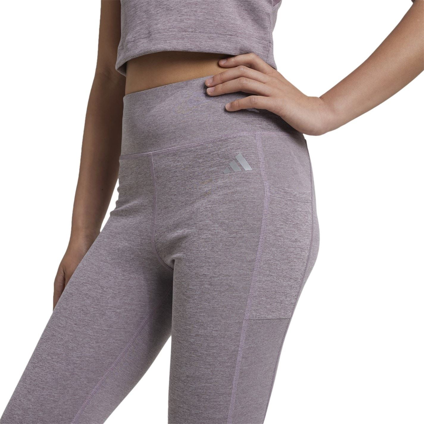 adidas Optime Luxe 7 8 Leggings Juniors