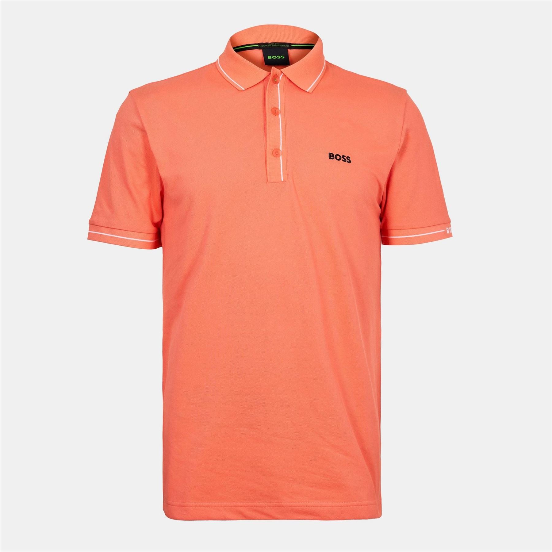 Boss Collared Neck Short Sleeve Regular Fit Shirt