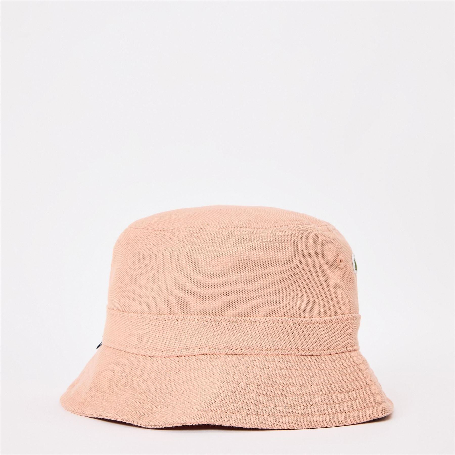Lacoste Crocodile Logo Print Full Crown Bucket Hat