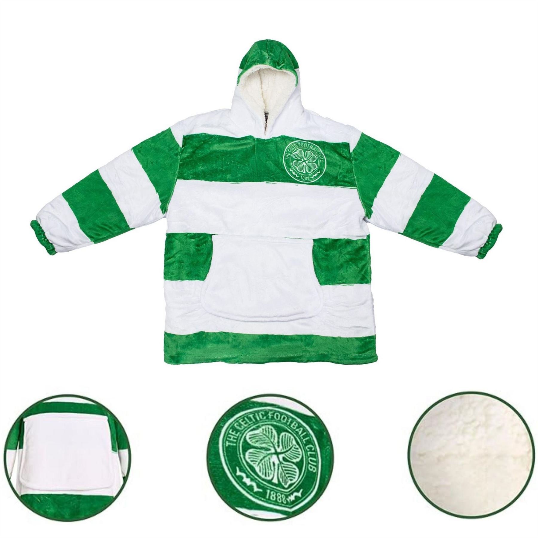 Team Football Officially Licensed Sherpa Fleece Hoodie For Kids
