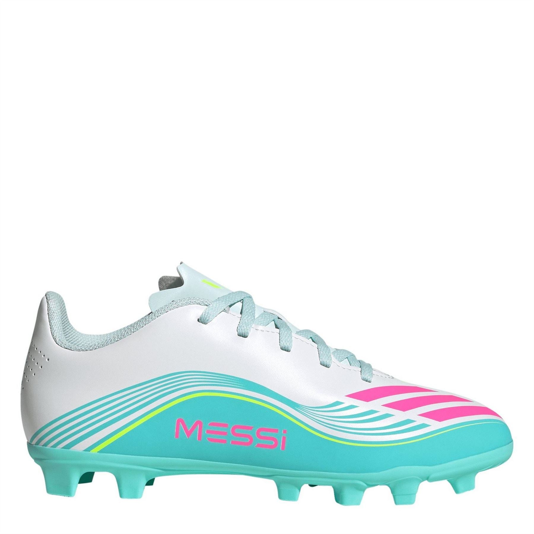 adidas F50 Messi Club Juniors Firm Ground Football Boots