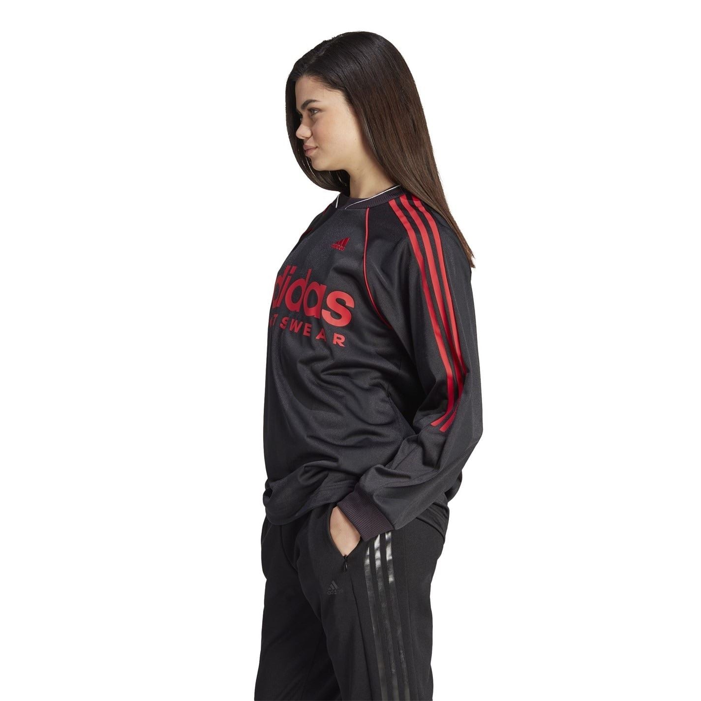adidas Crew Neck Regular Fit Long Sleeve Sweatshirt