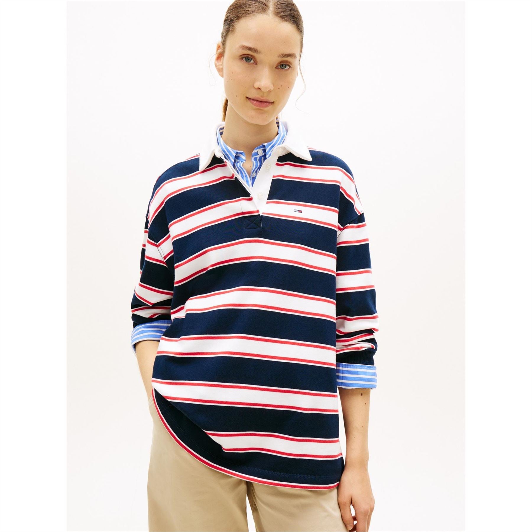 Tommy Jeans Rugby Str Cr Ld62