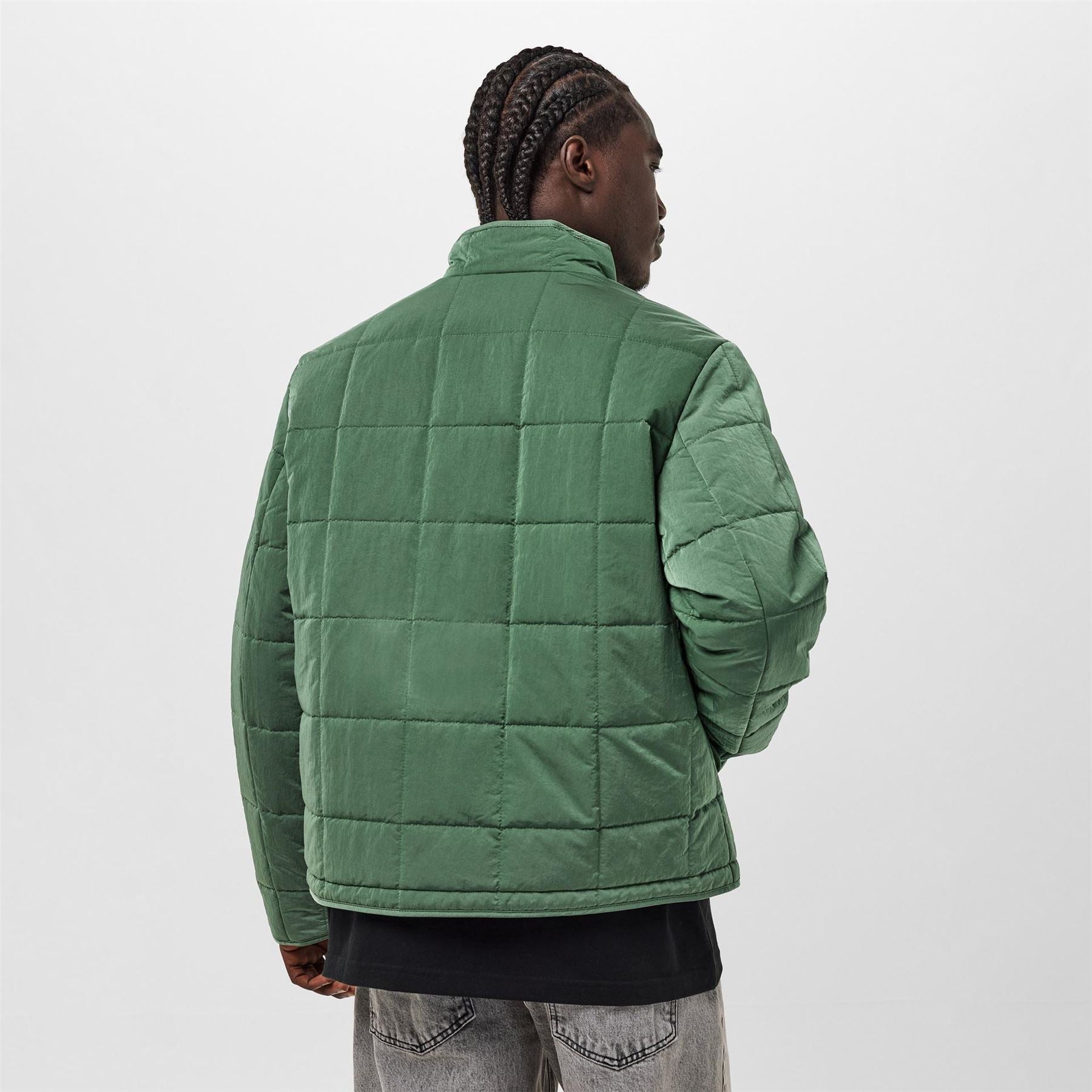 Hugo Birol Quilted Dwr Long Sleeve Harrington Jacket