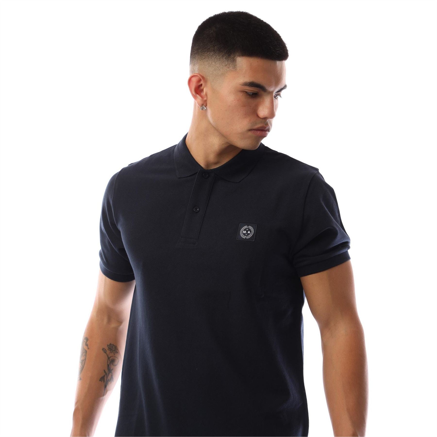 Marshall Artist Siren Collared Neck Short Sleeve Polo Shirt