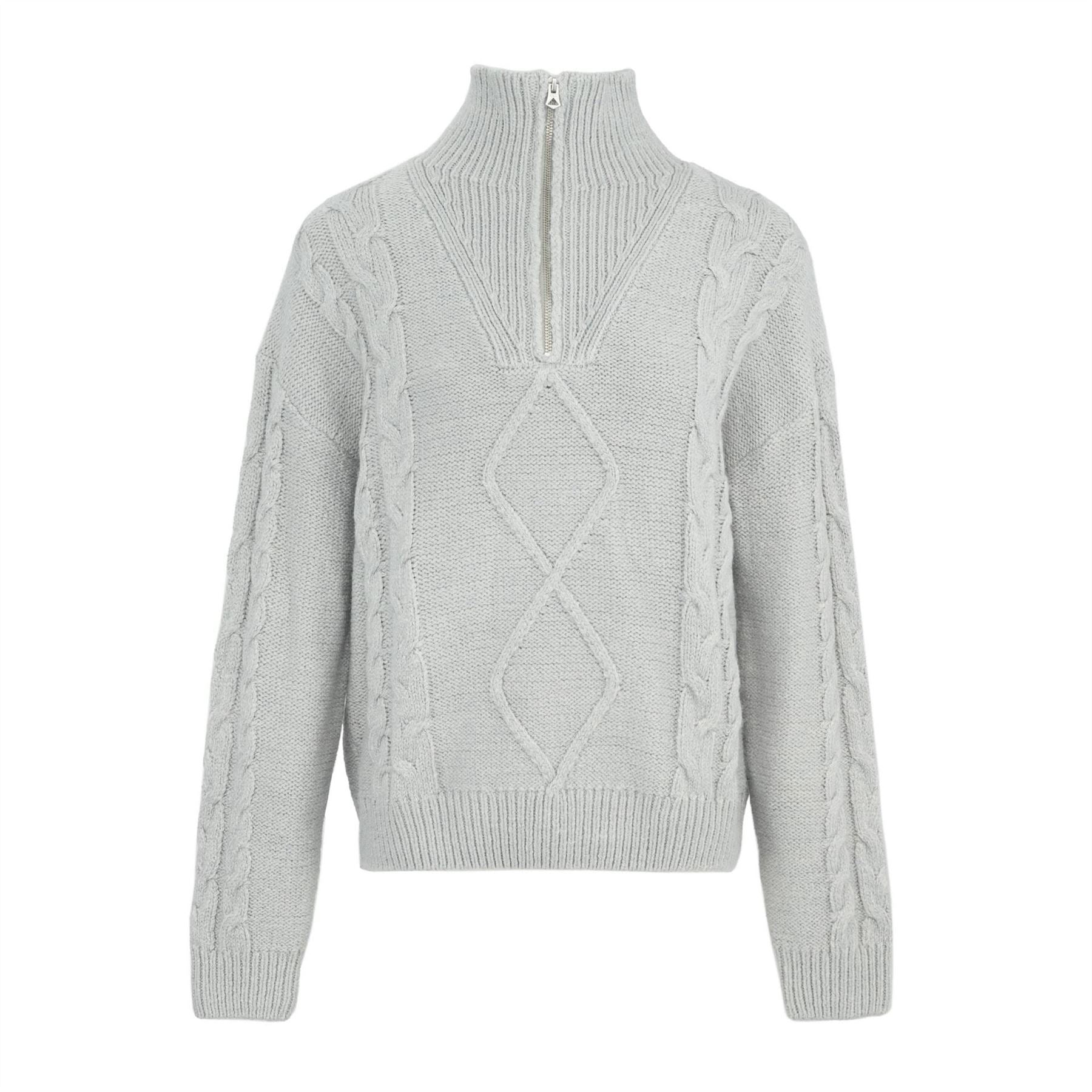 SoulCal Cable Quarter Zip Knitted Top