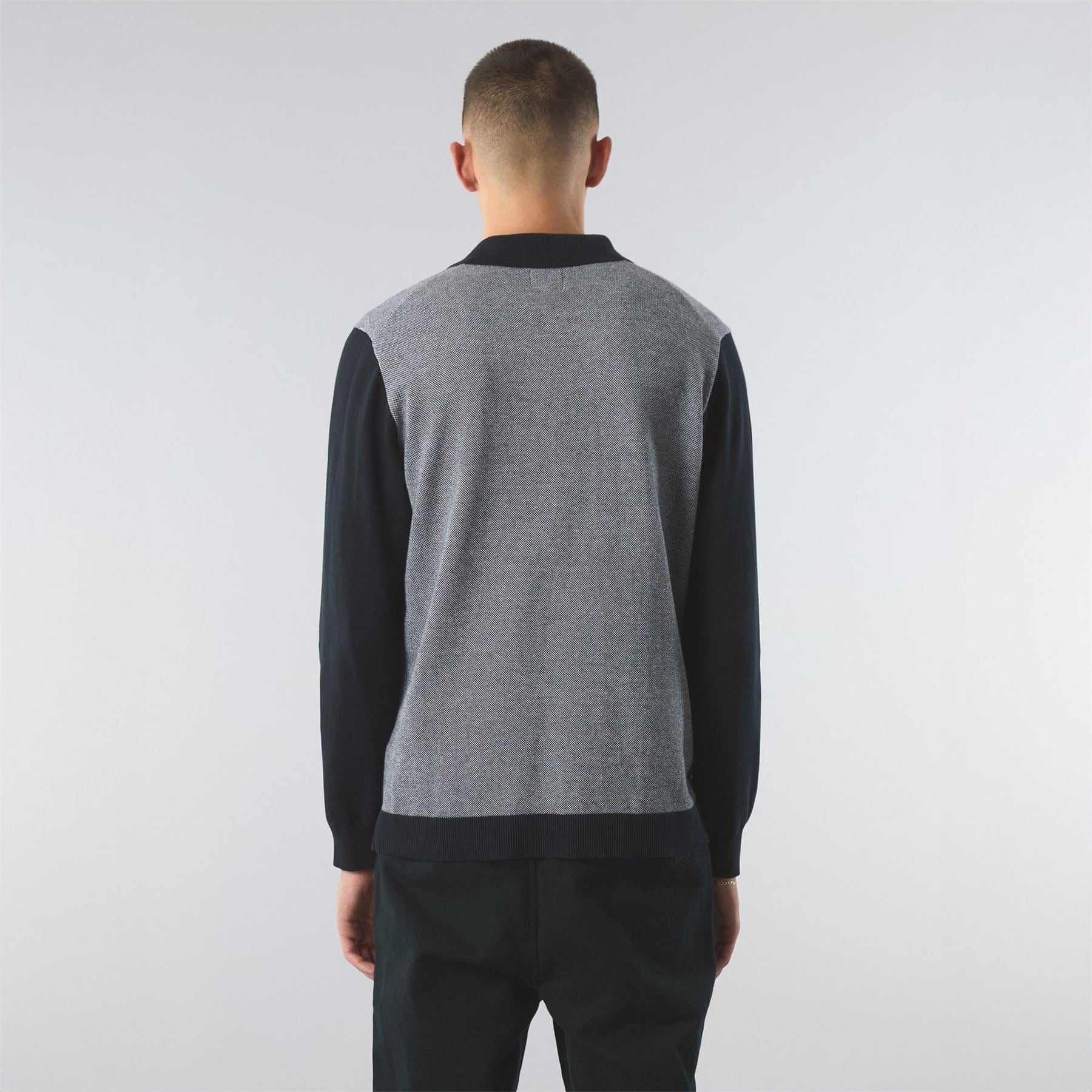 Pretty Green Roxy Knit Long Sleeve Regular Fit Shirt