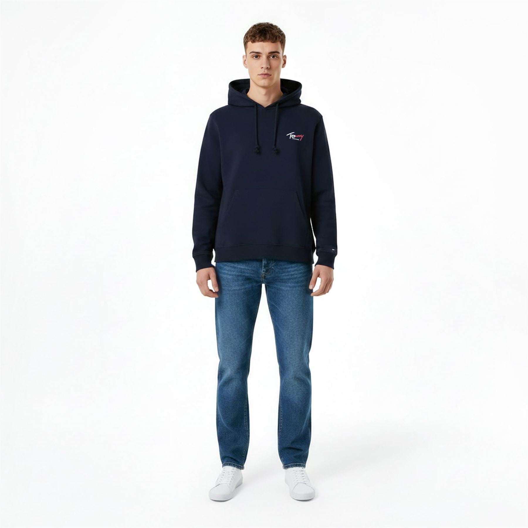 Tommy Jeans Regular Signature Over The Head Hoodie