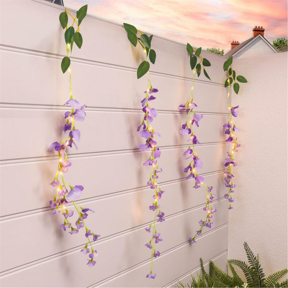 Streetwize Decorative Wisteria Flower Lights