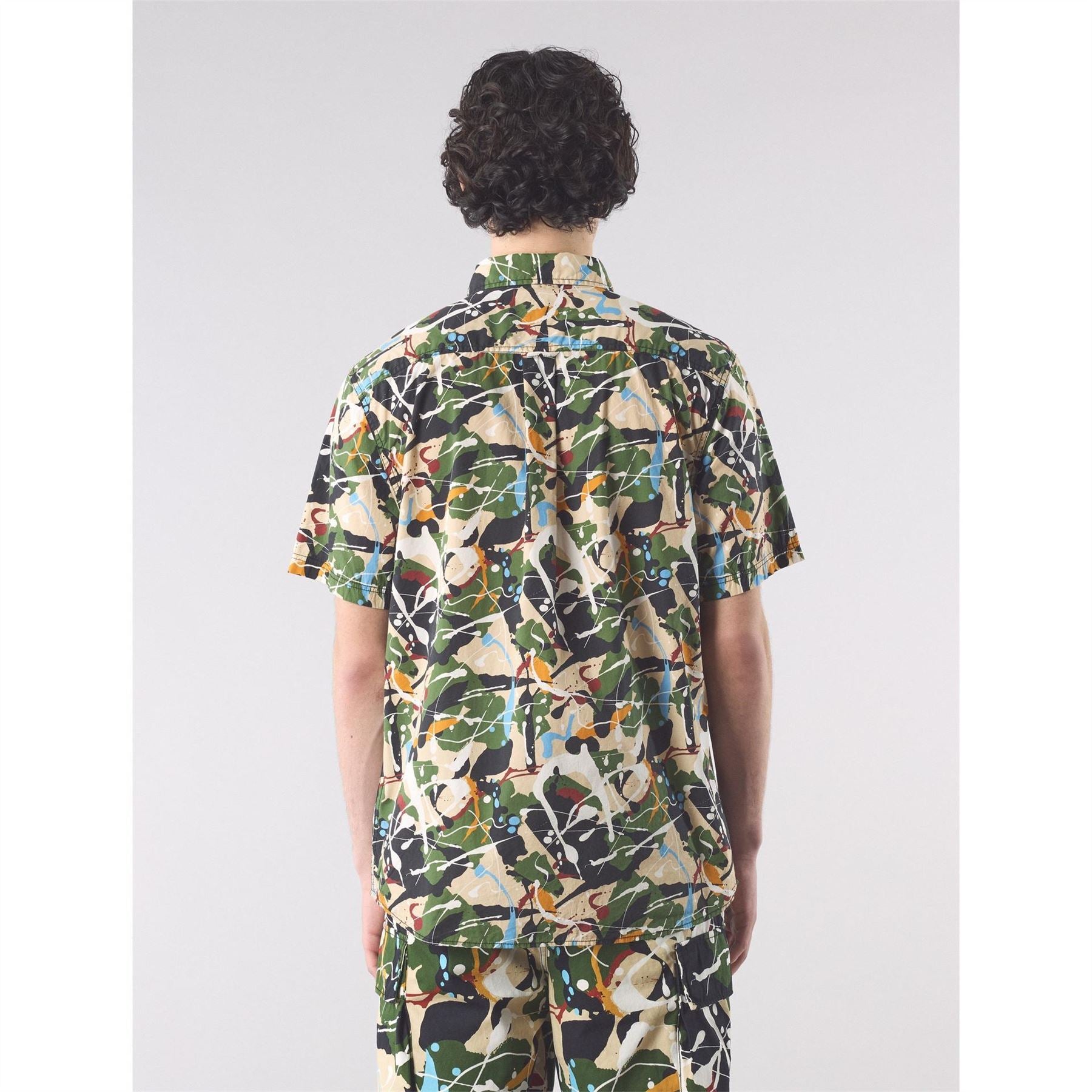 Pretty Green Convergence Regular Fit Short Sleeve Shirt