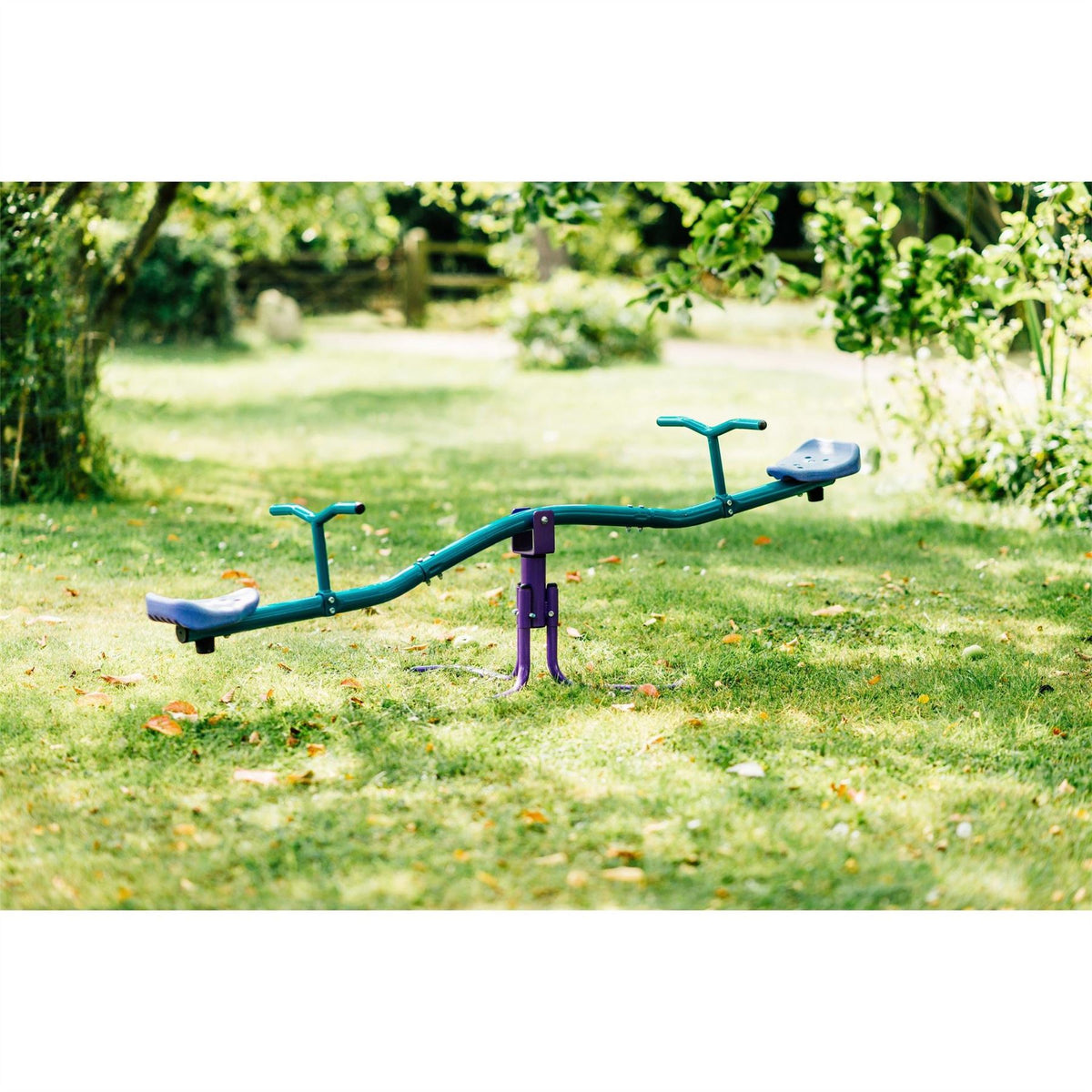 Plum Play Rotating See Saw   Purple Teal