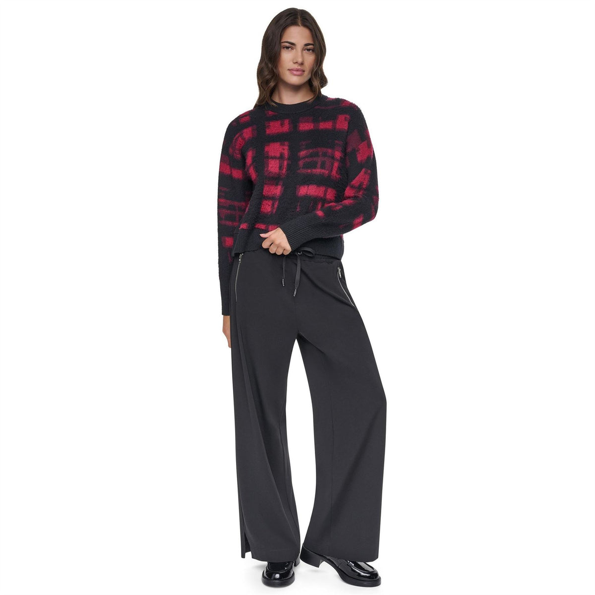 DKNY Prnt Cn Knit Ld64
