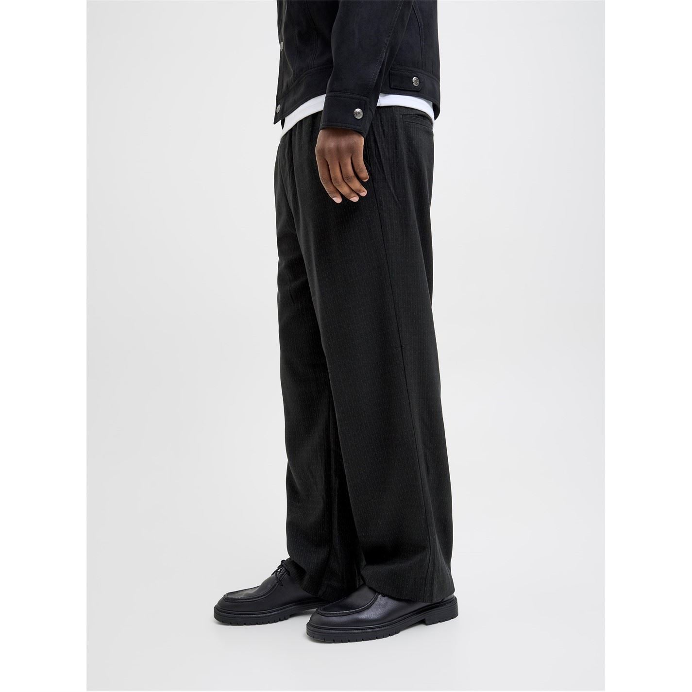 Jack and Jones Bill Solid Patterned Wide Leg Joggers