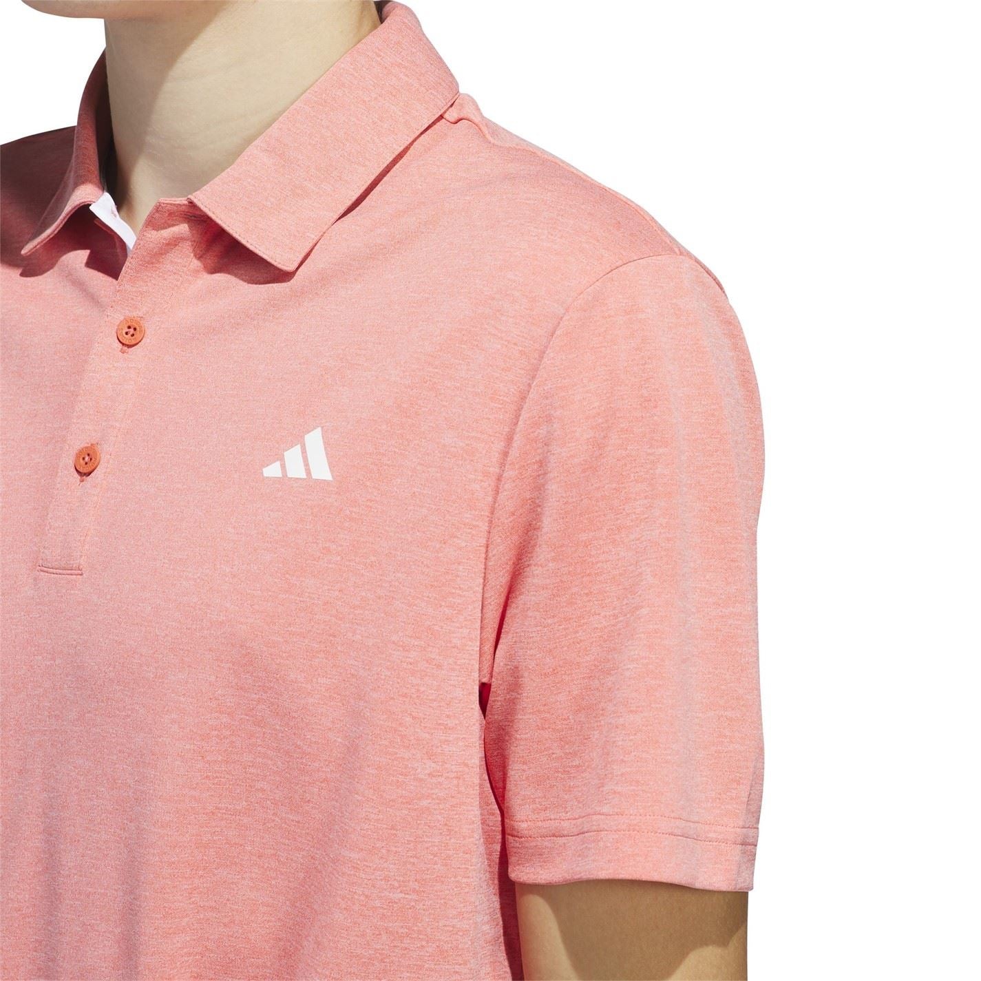 adidas Mens Heather Polo Shirt