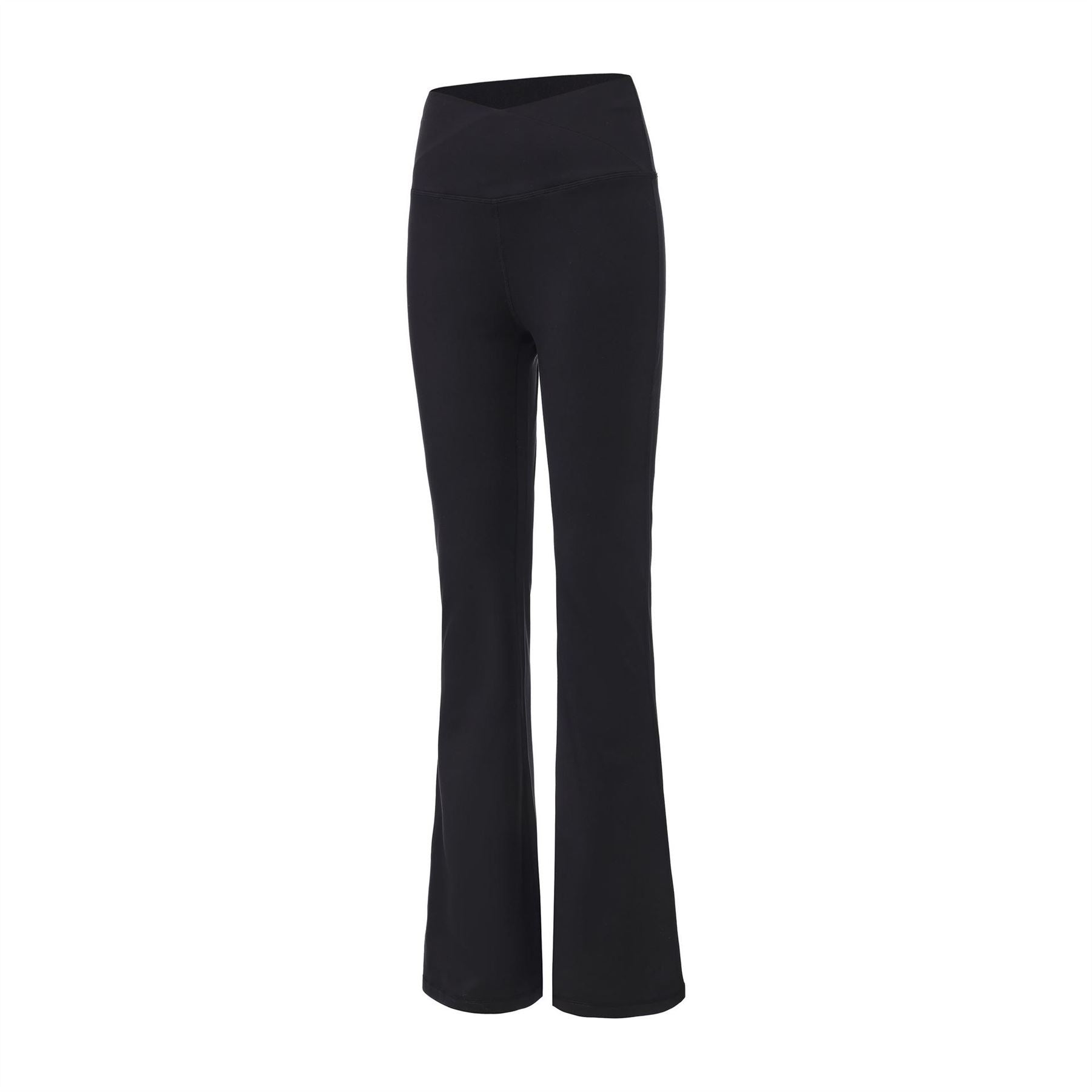 LA Gear Womens Crossover Waist Flared Leggings