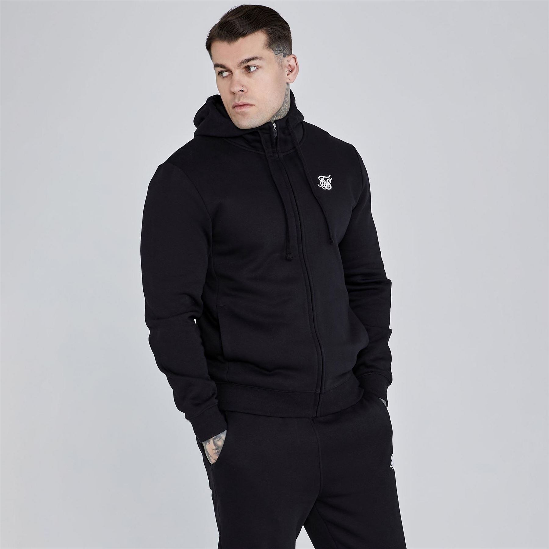 SikSilk Essential Zip Hoodie