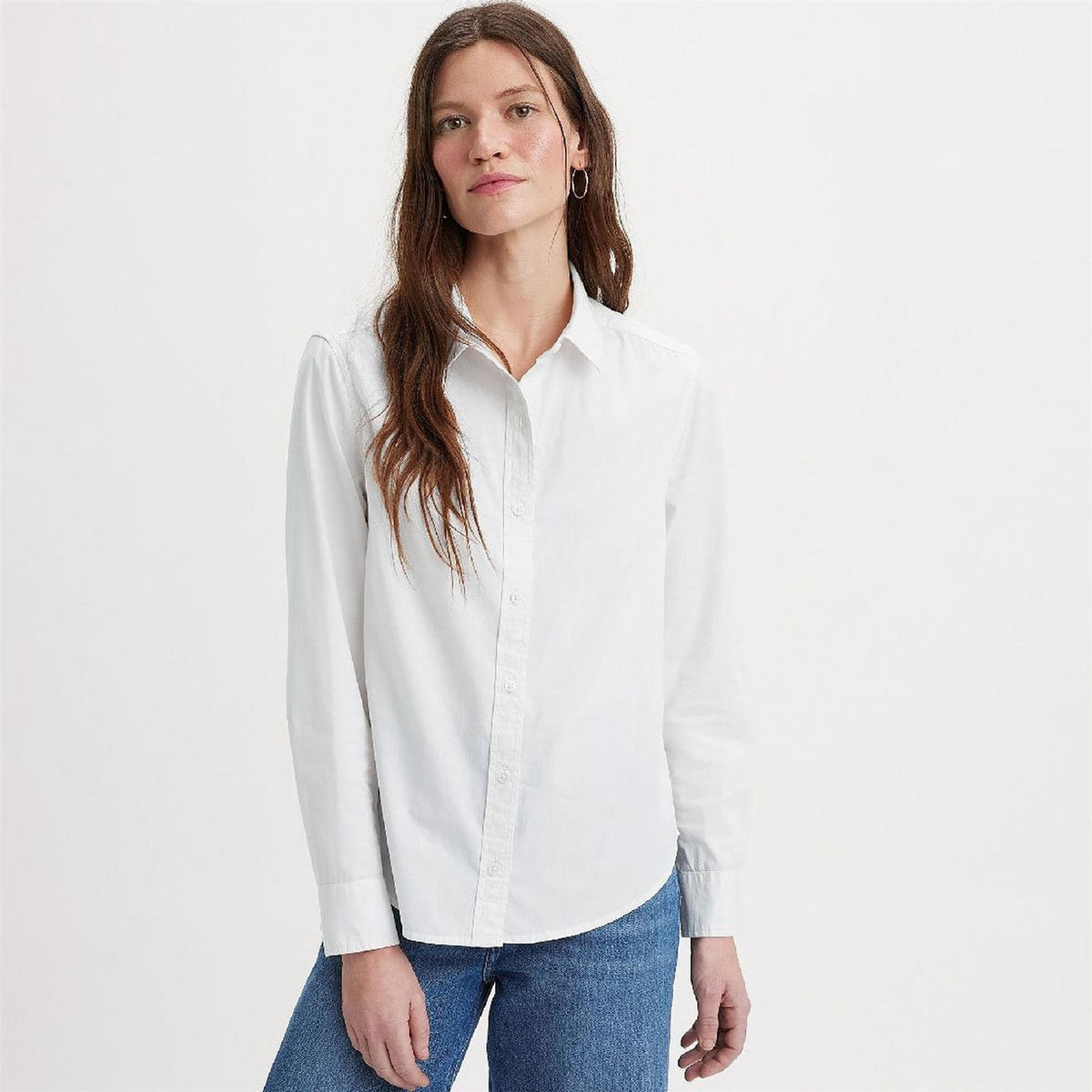 Levis Collared Neck Long Sleeve Regular Fit Shirt