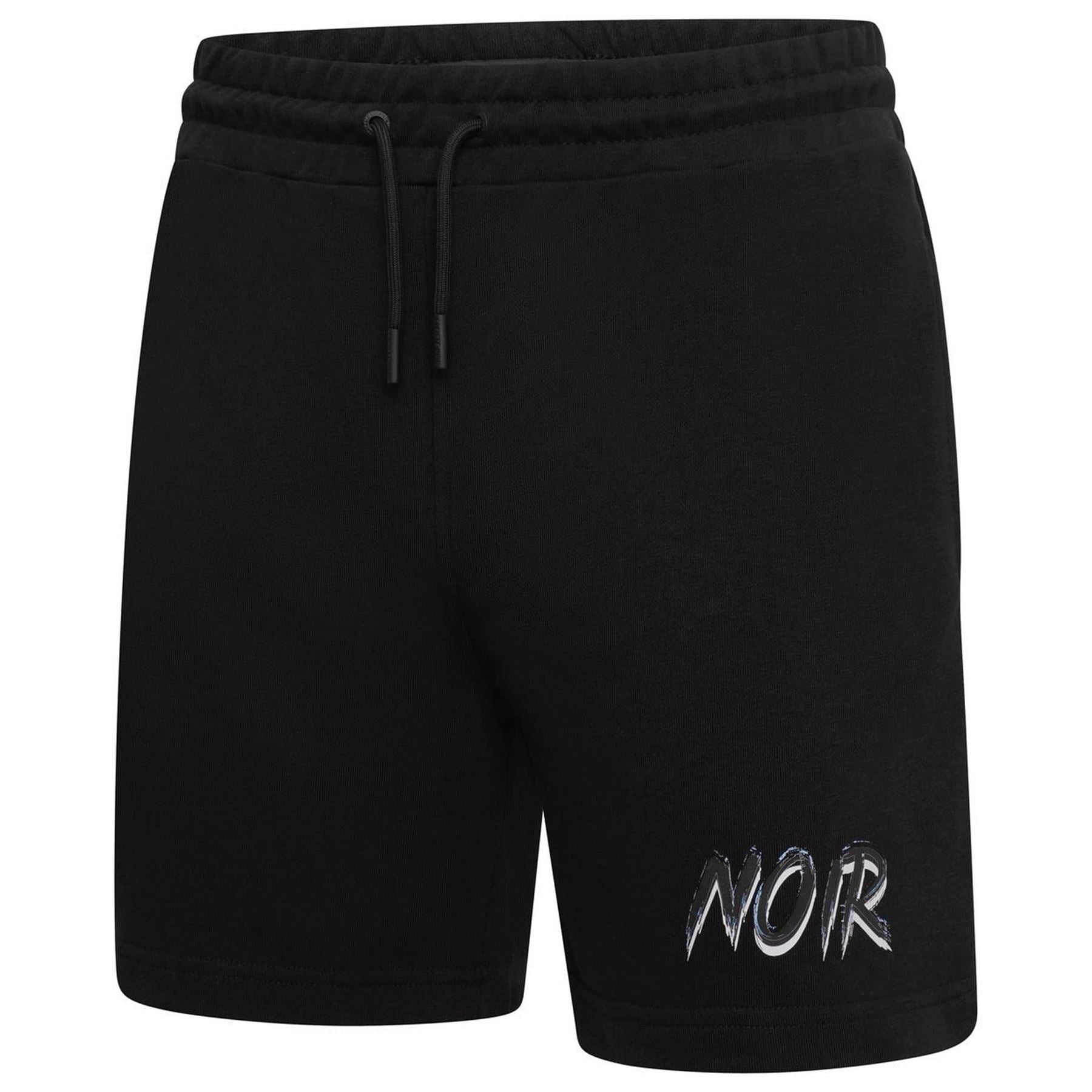 Societe Noir Scribble Sweat Shorts with Elasticated Waistband