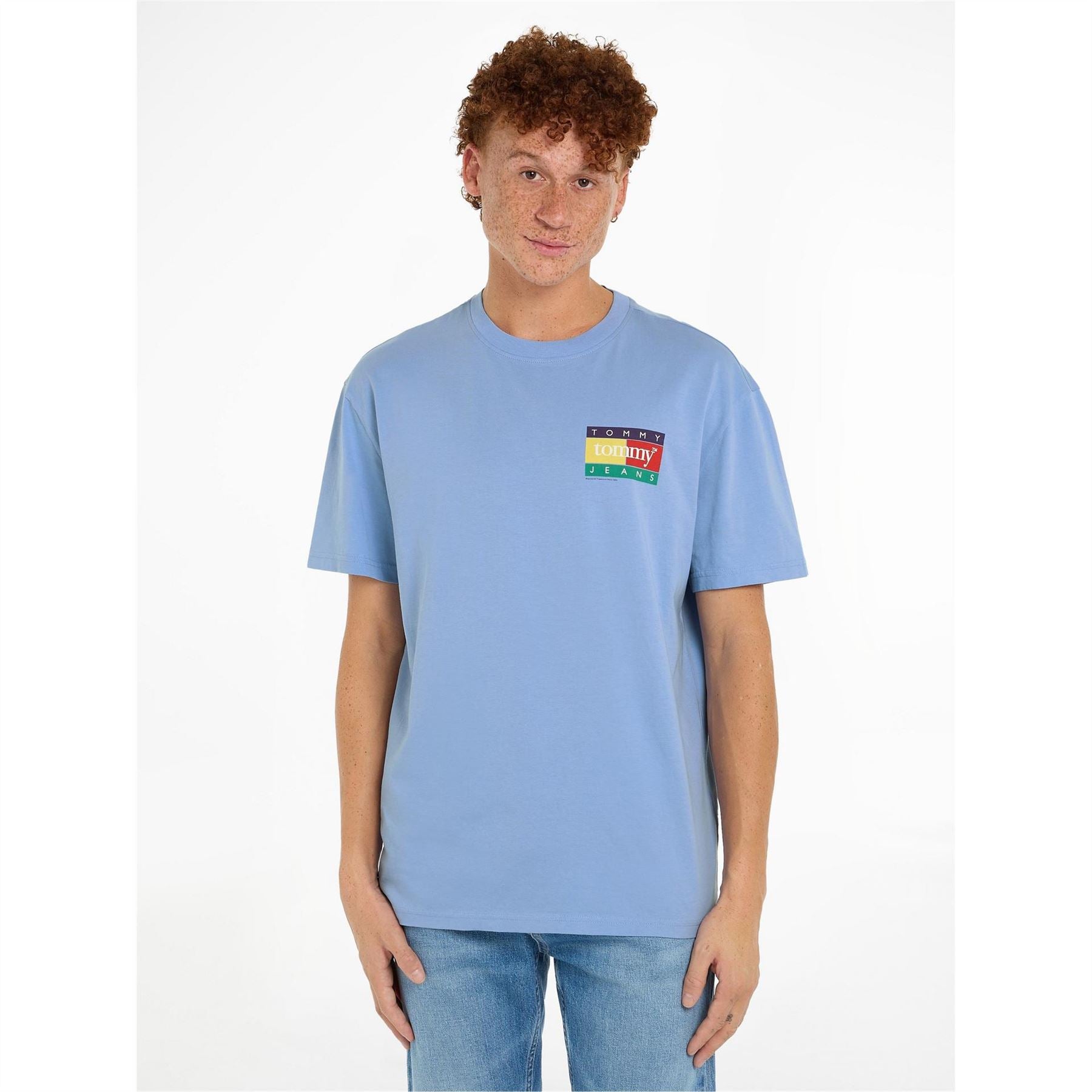 Tommy Jeans Badge Crew Neck Regular Fit T-Shirt