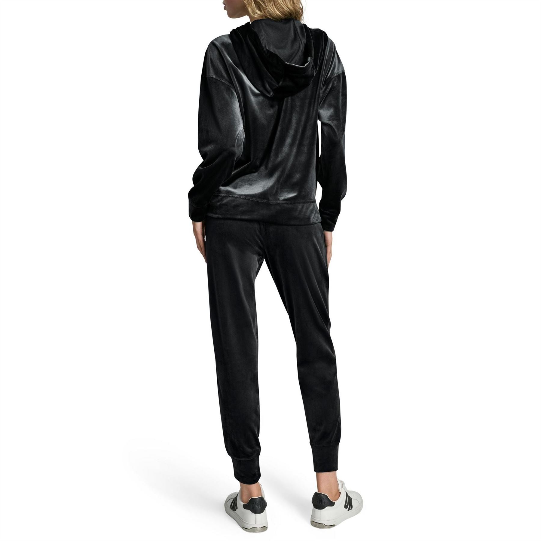 DKNY Sport Velour Full Zip Hoodie