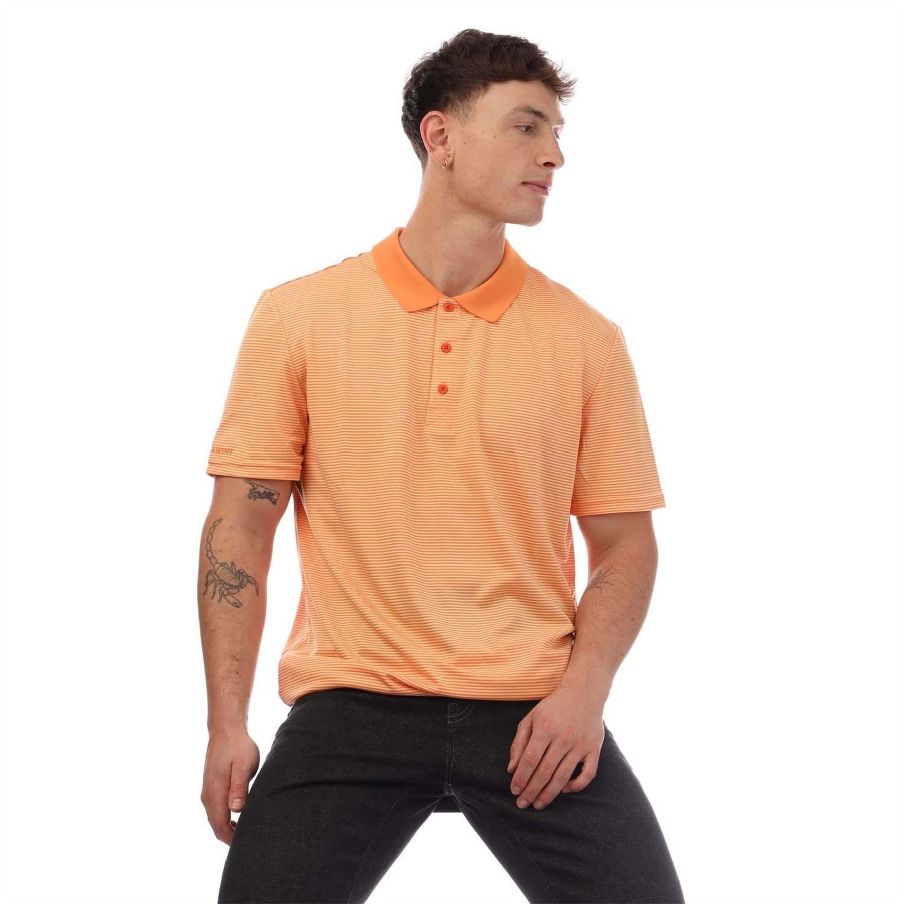 Lyle and Scott Microstripe Polo Shirt