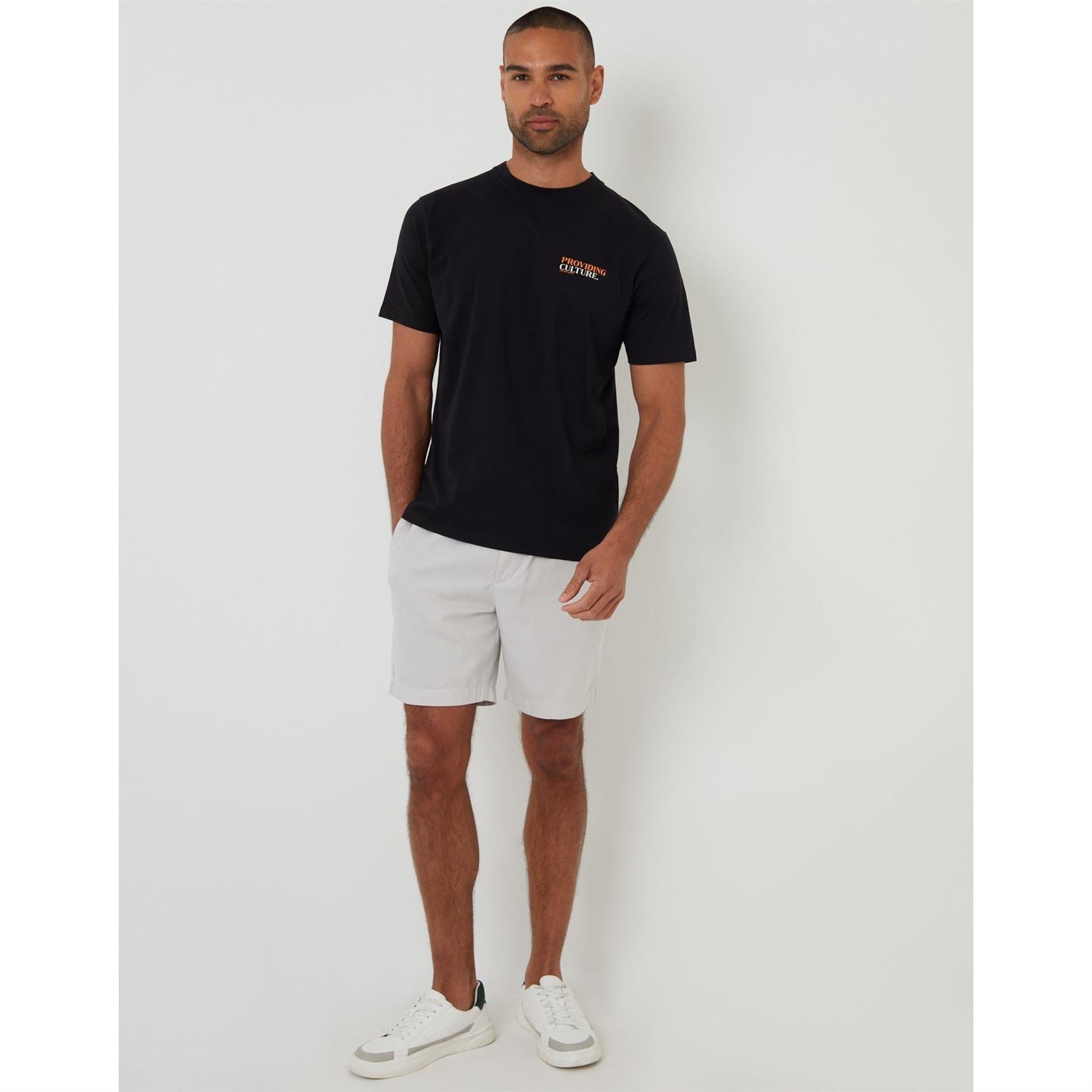 Threadbare Regular Fit Lettering Crew Neck T-Shirt