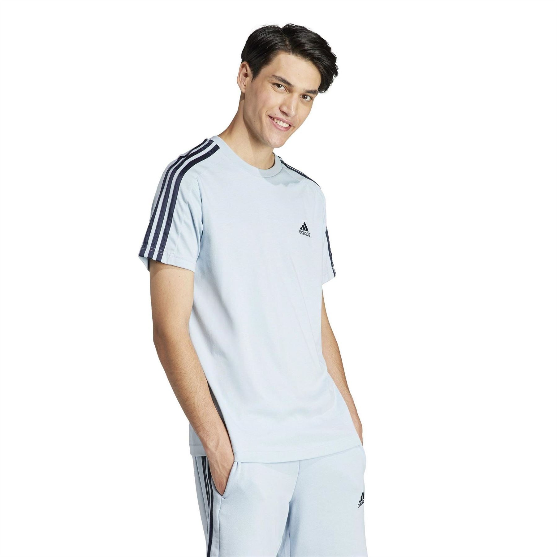 adidas Mens 3 Stripes T-Shirt