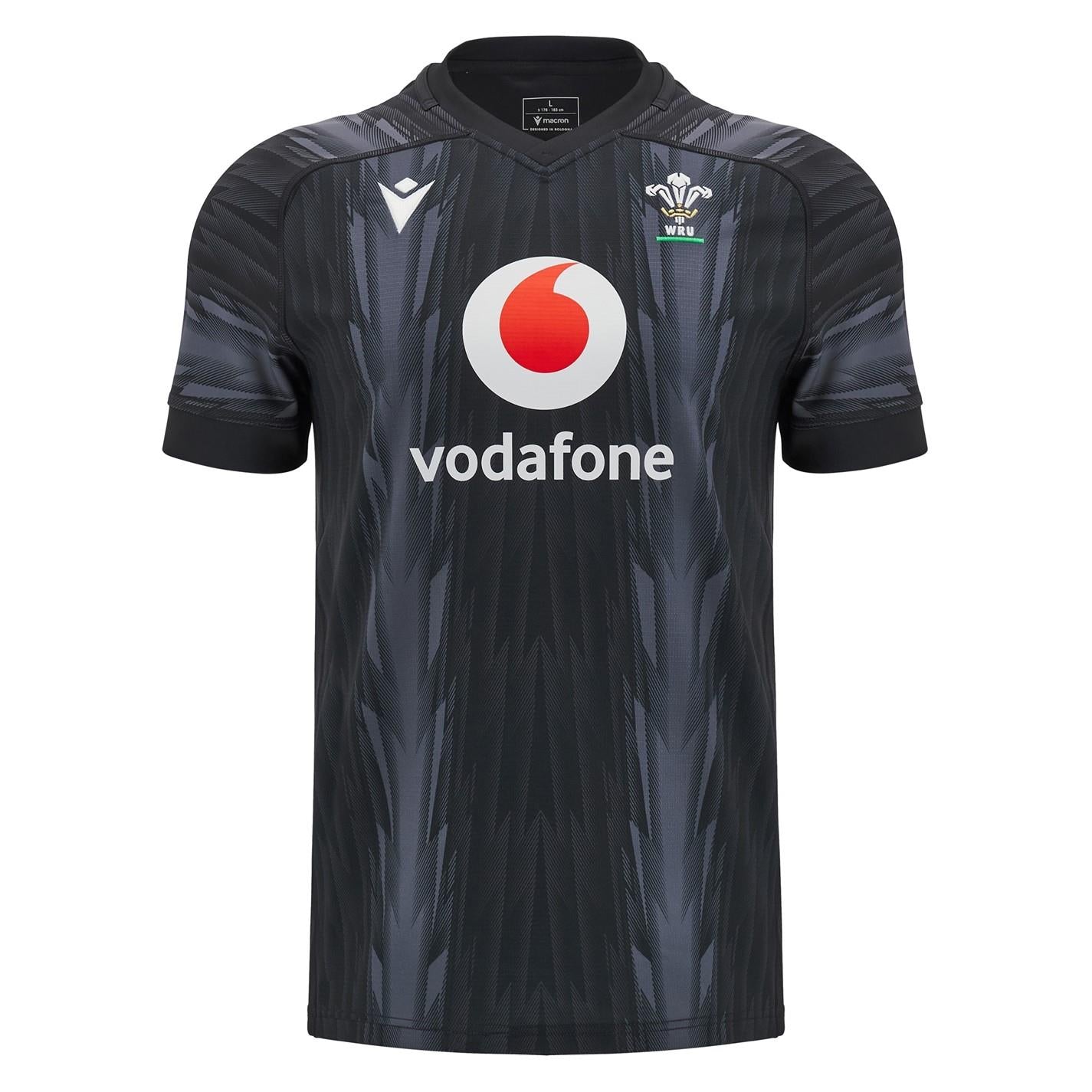 Macron Wales Rugby Training Shirt 2024 Adults