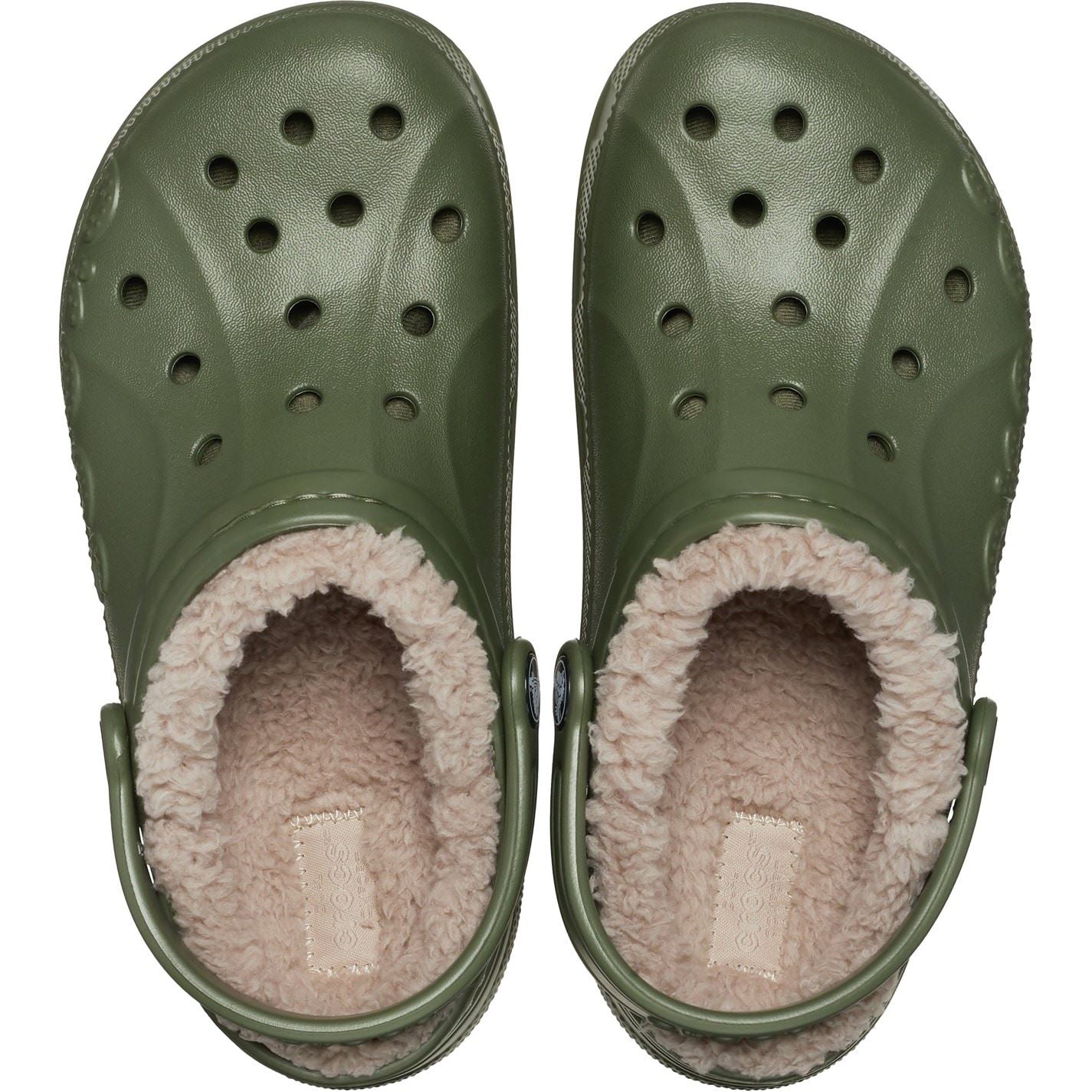 Crocs Baya Lined Closed Toe Clogs for Children