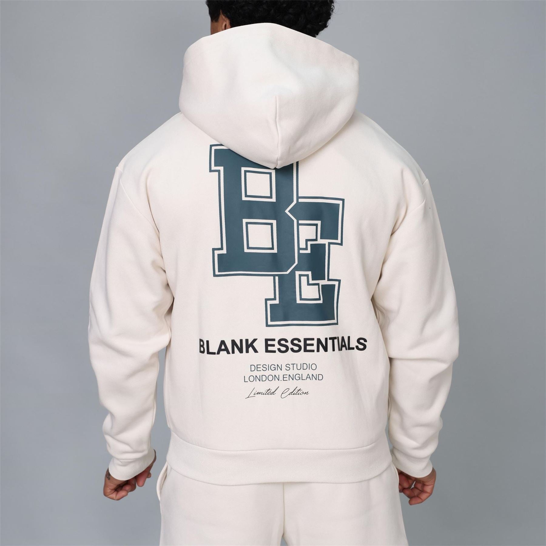 Blank Essentials Collegiate Zip Through Hoodie