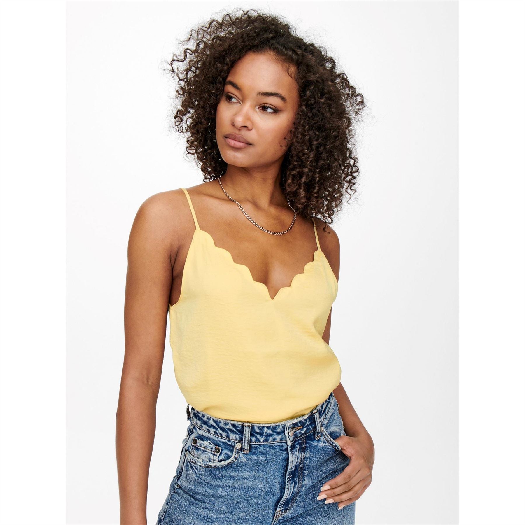 Only Deb Spaghetti Strap Relaxed Fit Singlet