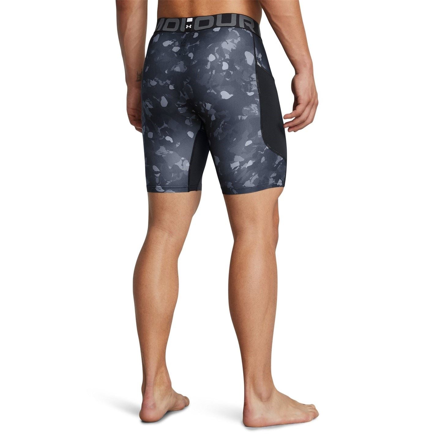 Under Armour Mens Armour Ua Hg Prtd Comp Sts Gym Shorts