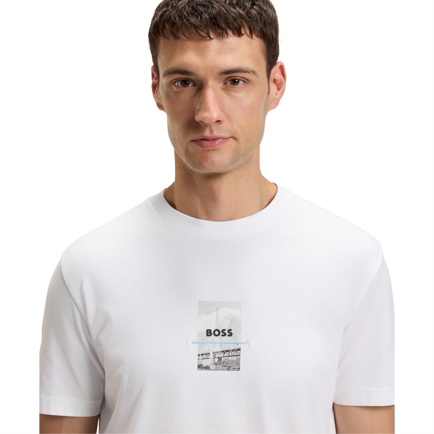 Boss Hbg Photo T-Shirt, Intricate Artwork