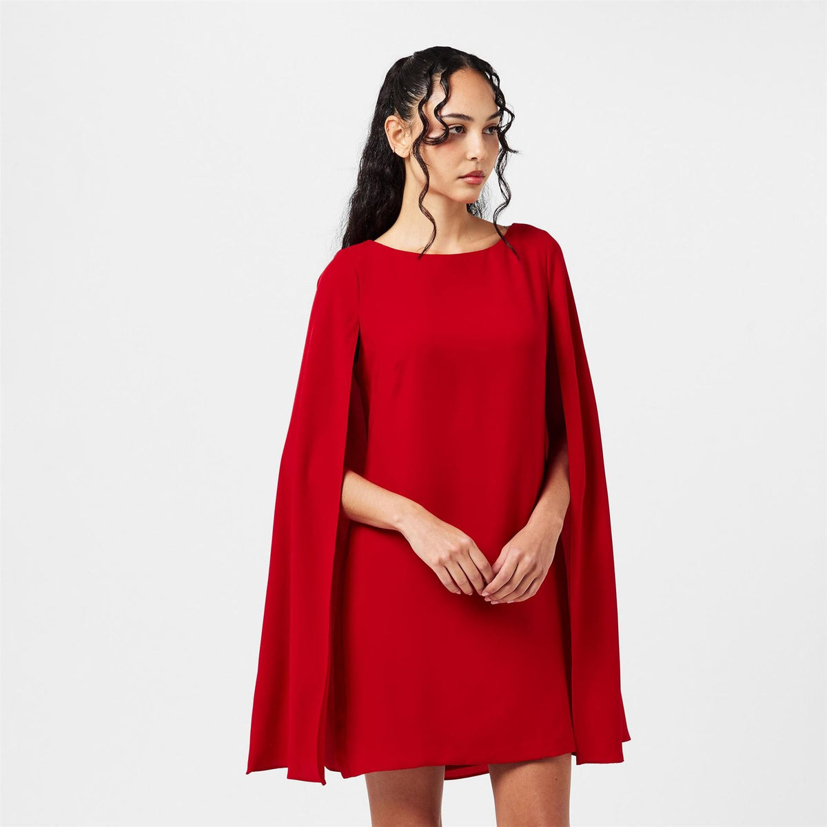 Lauren by Ralph Lauren Petra Boat Neck Long Sleeve Mini Dress