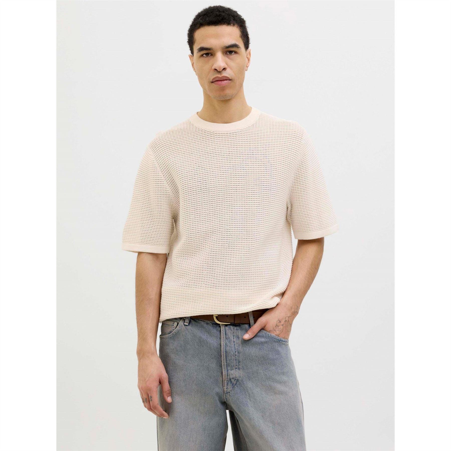 Jack and Jones Knitted Crew Sweatshirt