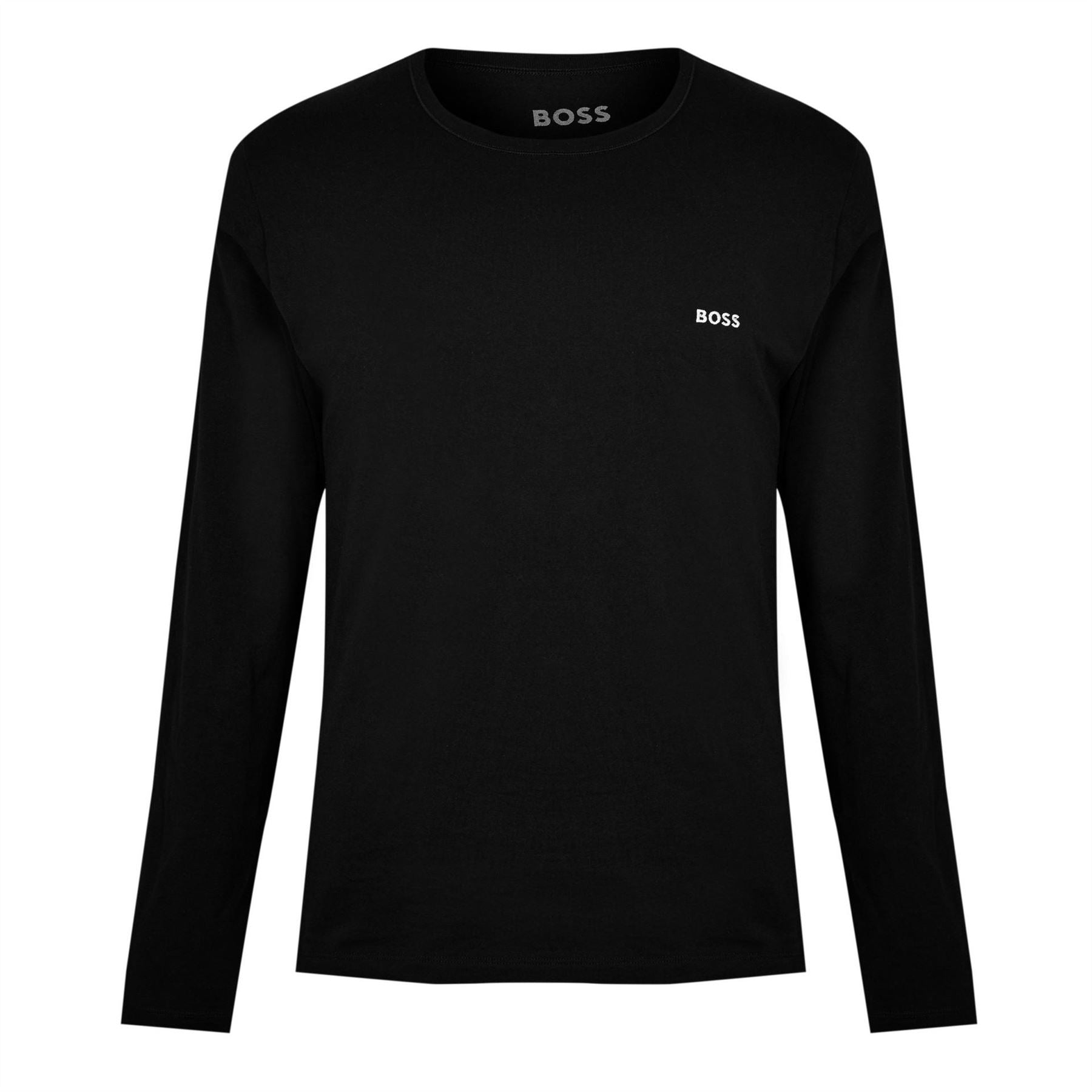 Boss 3 Pack Crew Neck Long Sleeve Regular Fit T-Shirt