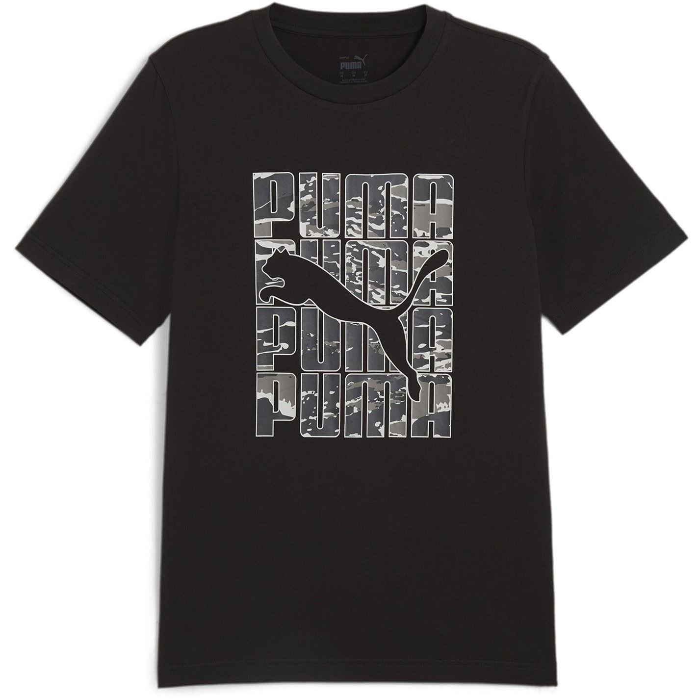 Puma Graphic Camo Regular Fit T-Shirt