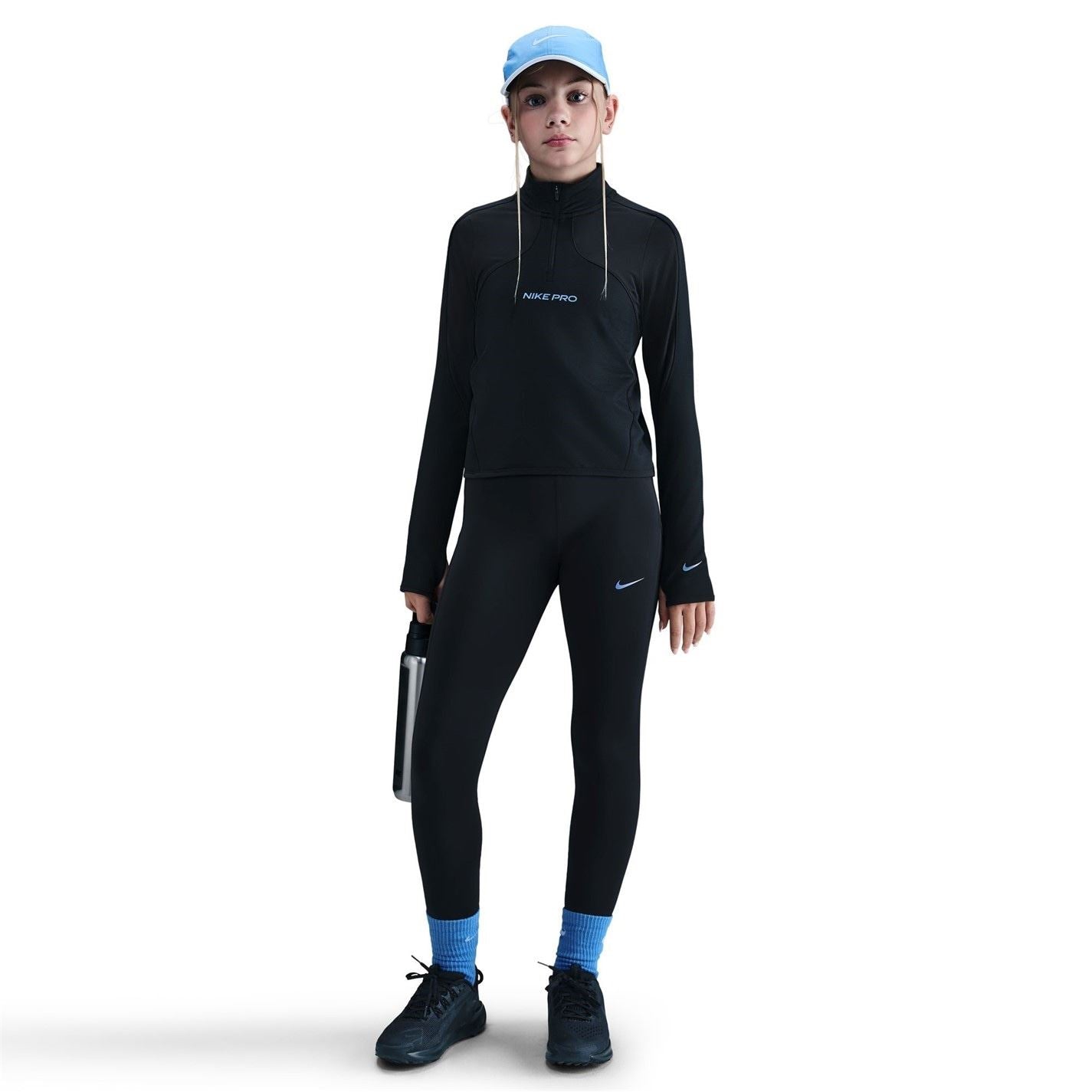 Nike Pro Compression Solid Patterned Leggings