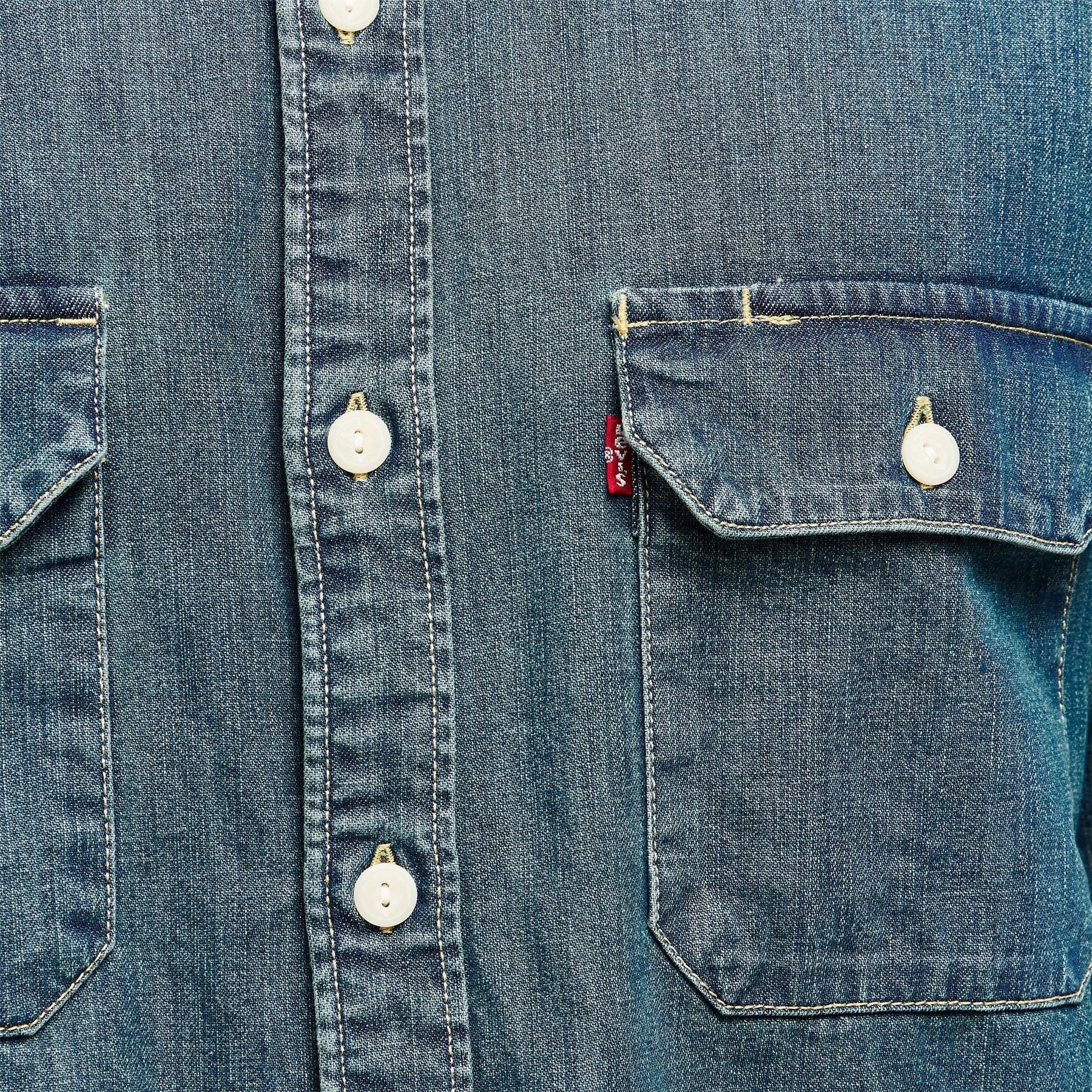 Levis Collared Neck Long Sleeve Regular Fit Shirt