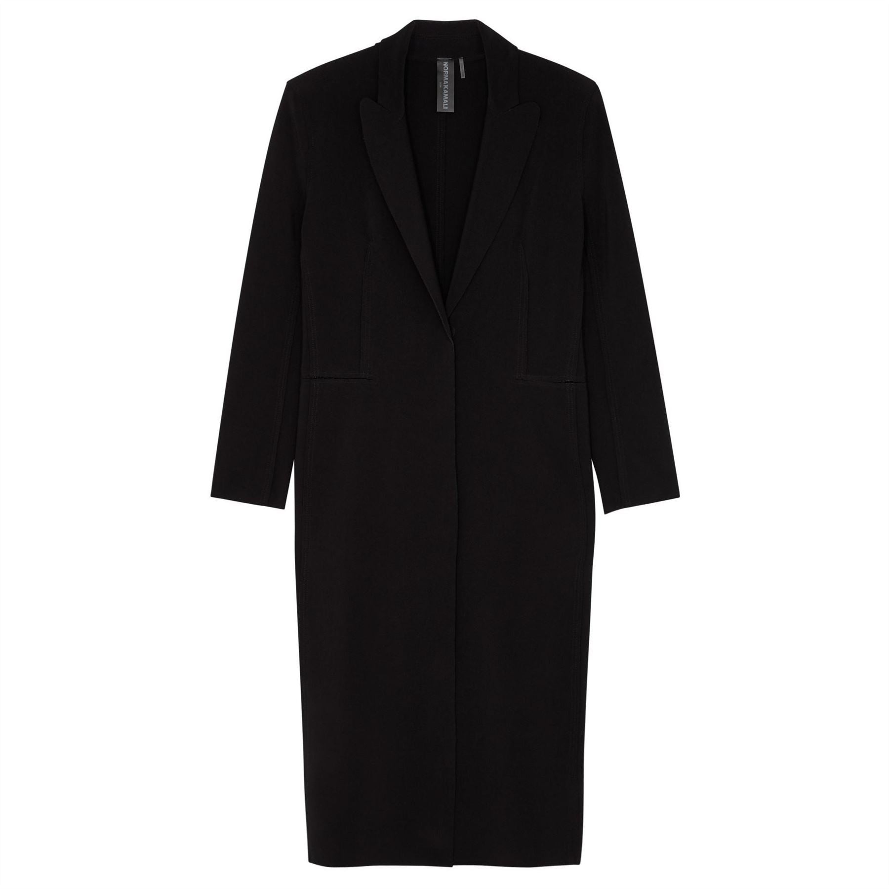 Norma Kamali Single Breasted Coat