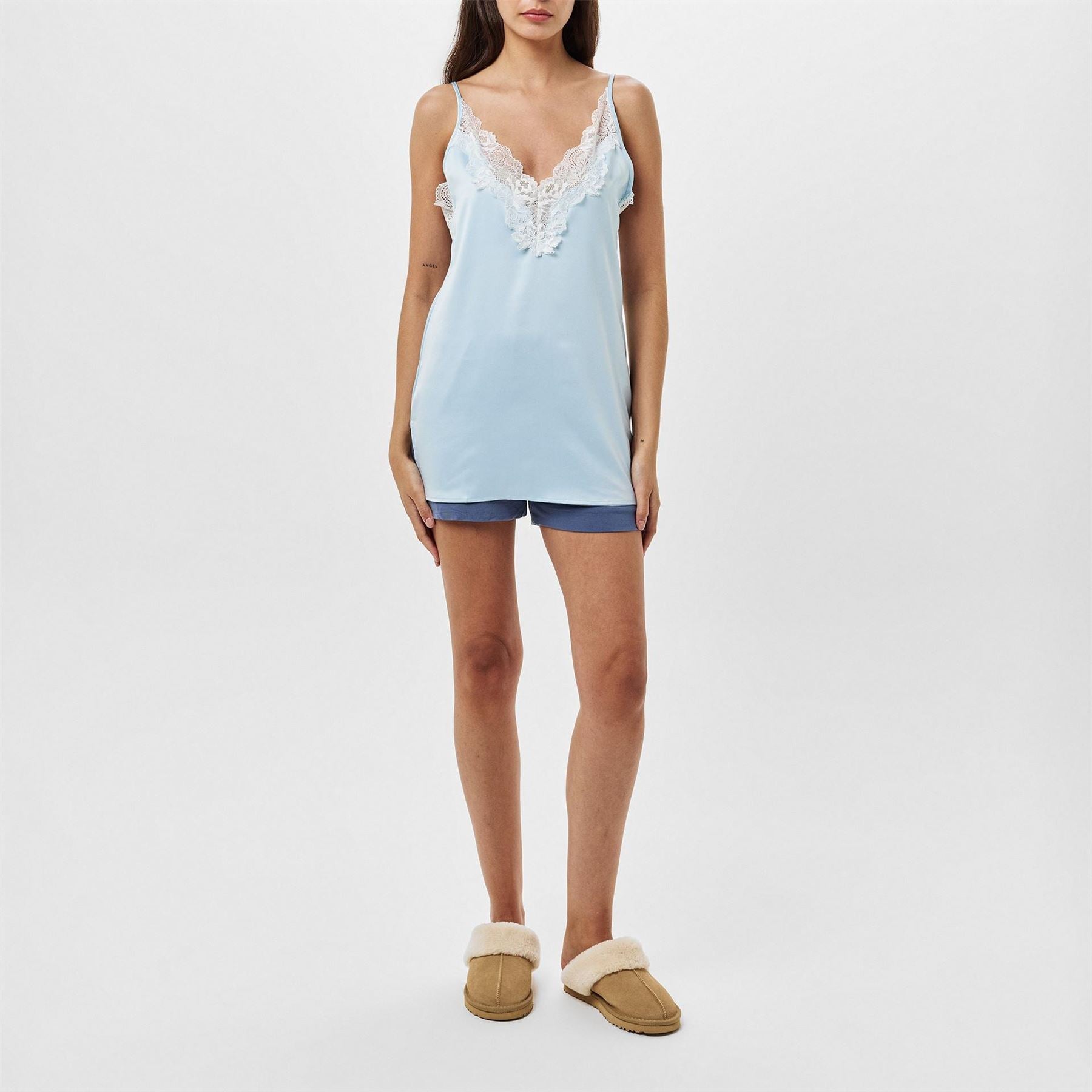 Bluebella Chemise V-Neck Mini Slip Dress
