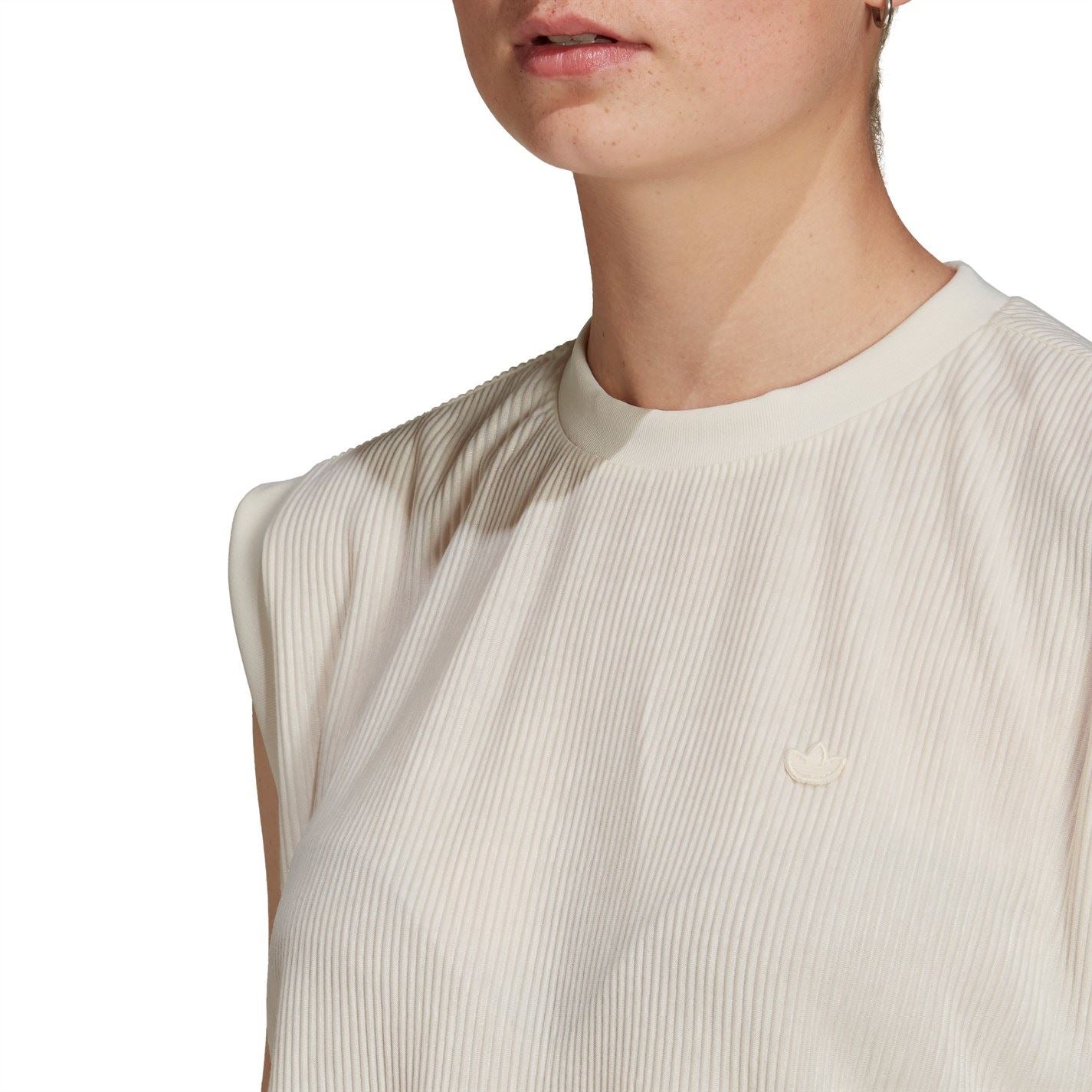 adidas Originals Relaxed Fit Crew Neck Tank Top