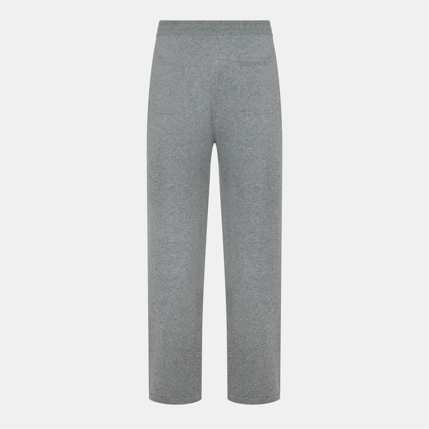 Off White Cashmere Tailored Fit Knitted Trousers
