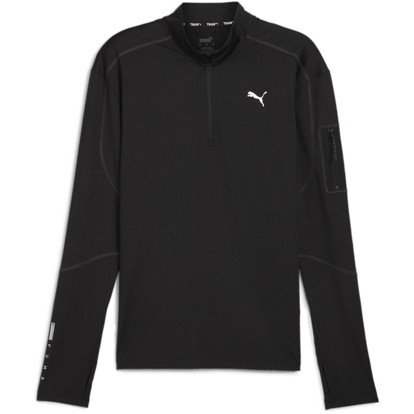 Puma Mens Quarter Zip Performance Tracksuit Top
